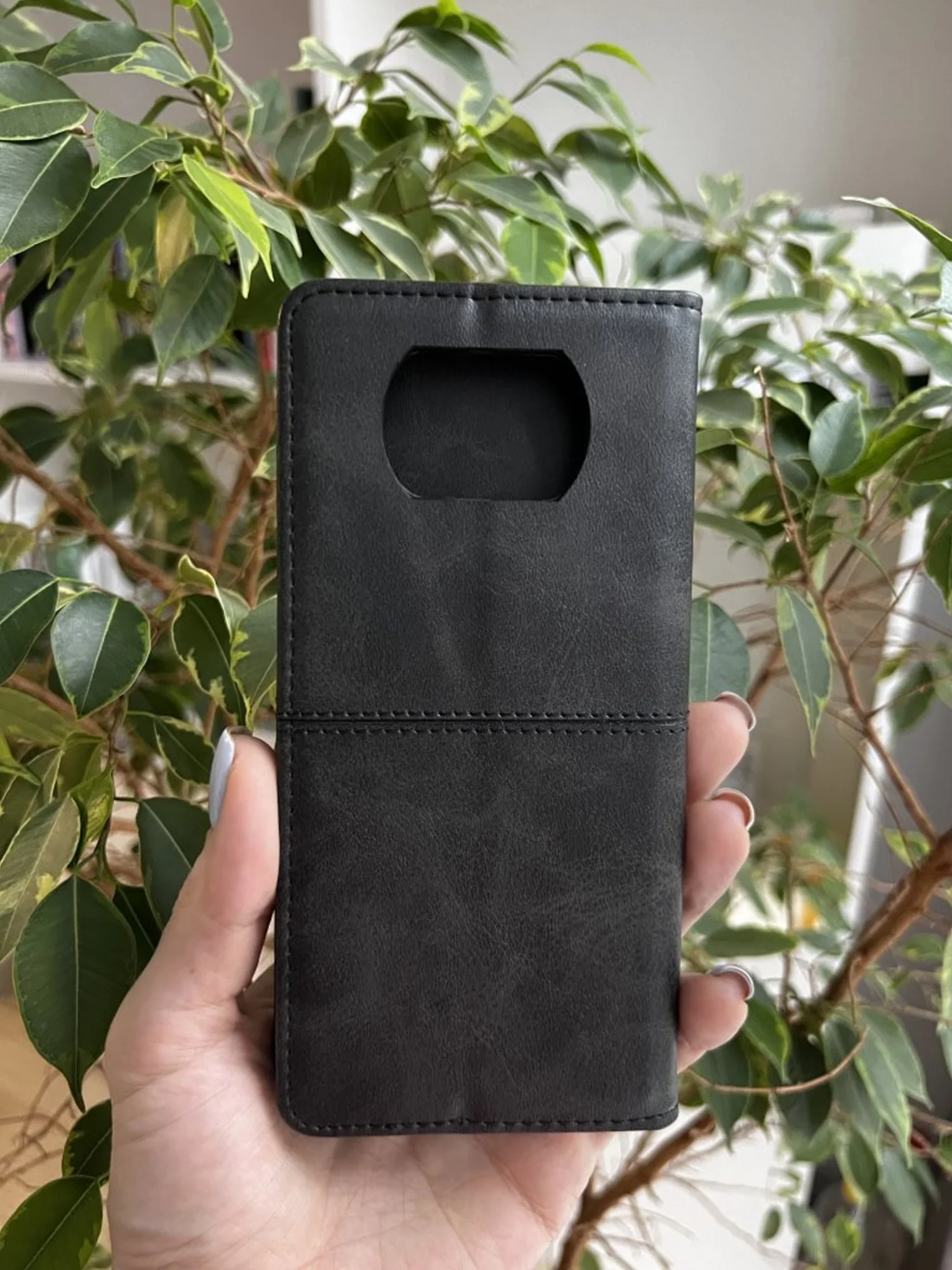 Черный чехол книжка elitcase для Xiaomi Poco X3 и X3 Pro / Поко Х3 и Х3 Про
