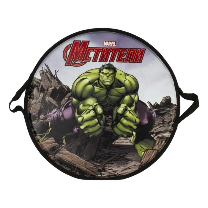 Ледянка 1TOY Marvel "Hulk", круглая, 45 см