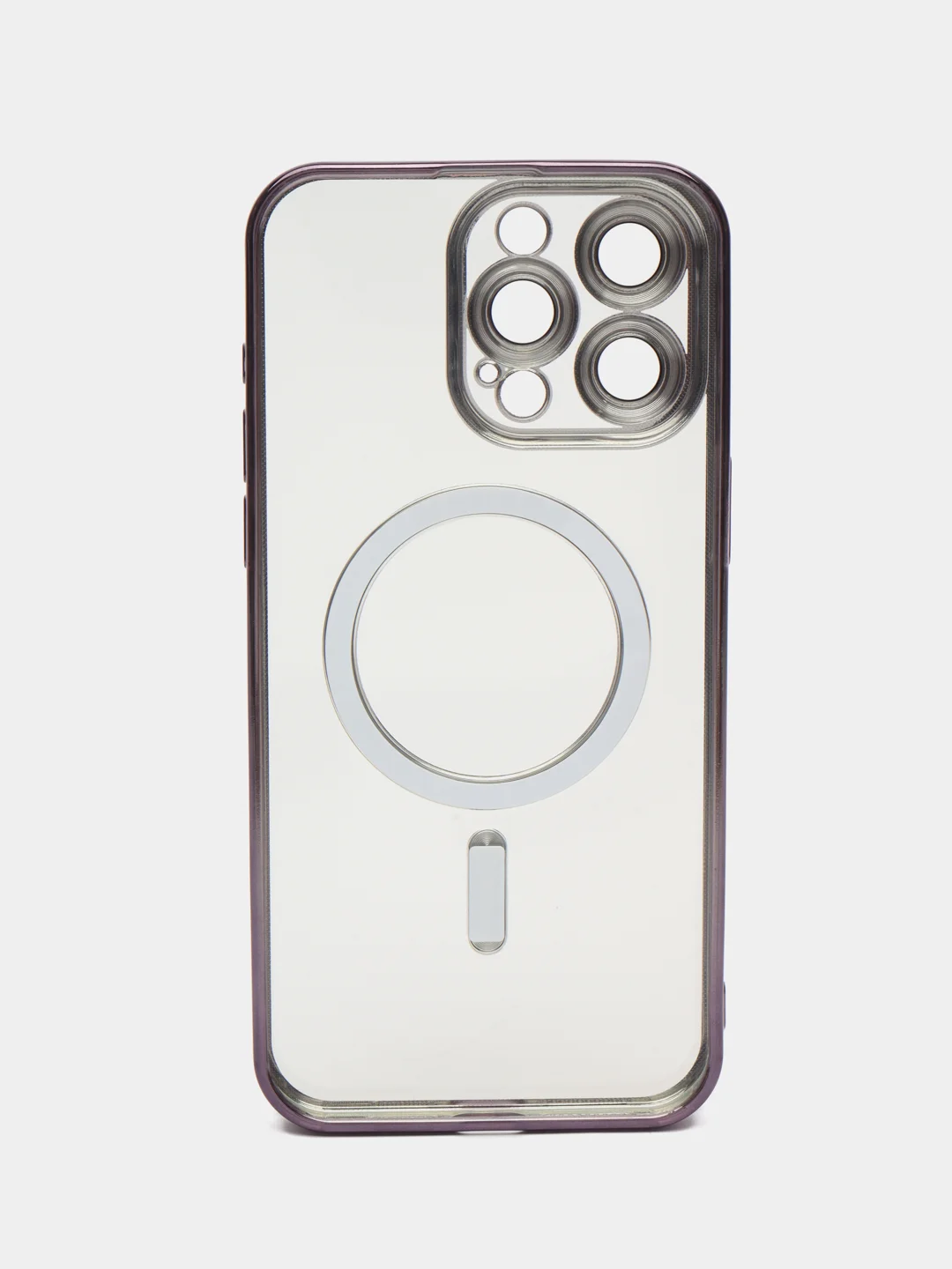 Фиолетовый чехол для iPhone15ProMax, цвет фиолетовый