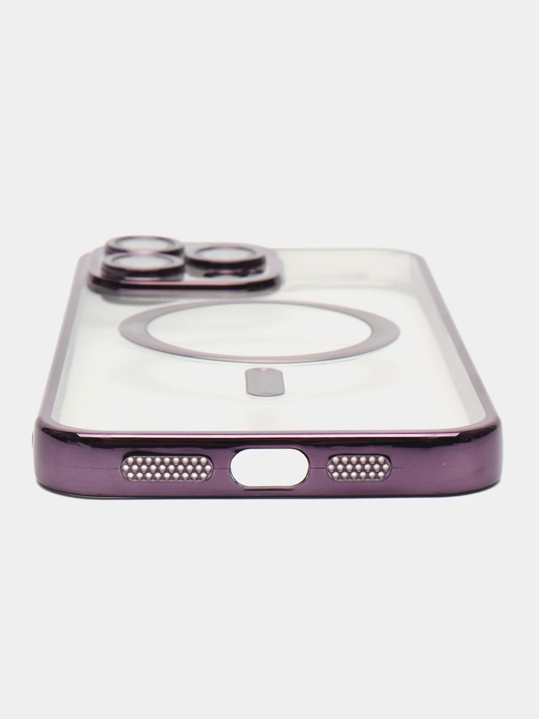 Фиолетовый чехол для iPhone15ProMax, цвет фиолетовый