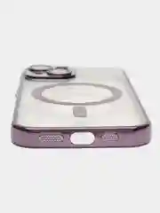 Фиолетовый чехол для iPhone15, цвет фиолетовый