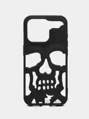Черный чехол для iPhone15Pro, тьма