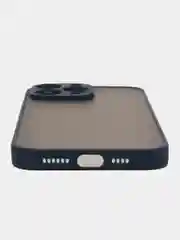 Синий чехол для iPhone 14ProMax, цвет синий