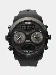 Черный часы наручные SKMEI 1355 кварцевые