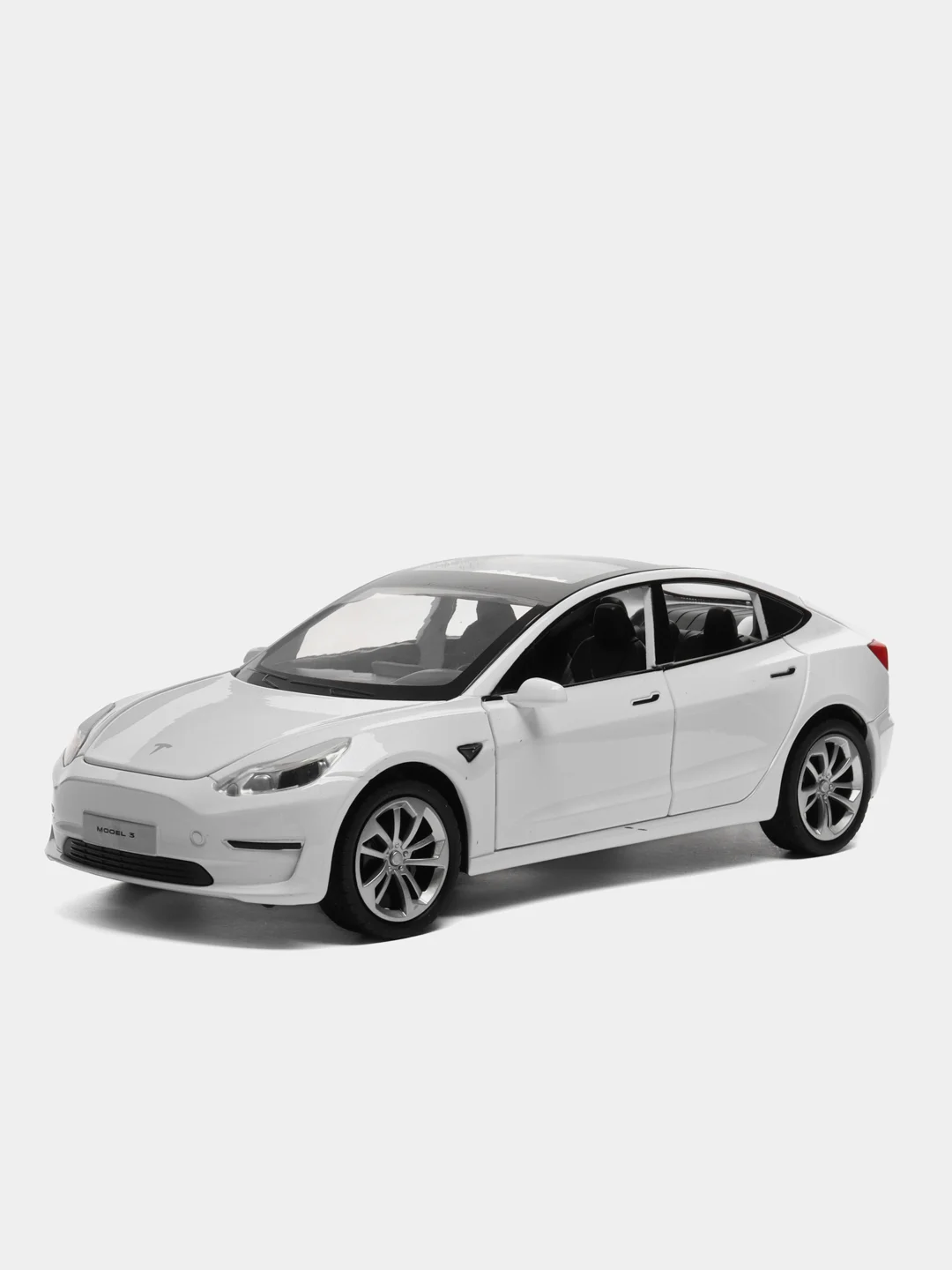 Белый игрушка масштабная модель авто 1:24 TESLA Model 3