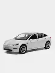 Белый игрушка масштабная модель авто 1:24 TESLA Model 3