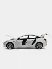 Белый игрушка масштабная модель авто 1:24 TESLA Model 3