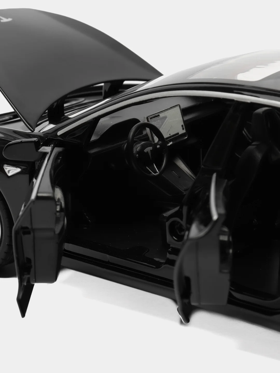 Черный игрушка масштабная модель авто 1:24 TESLA Model 3