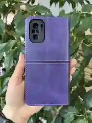 Фиолетовый чехол книжка elitcase для Xiaomi Poco M5s и Redmi Note 10 4G и Redmi Note 10S