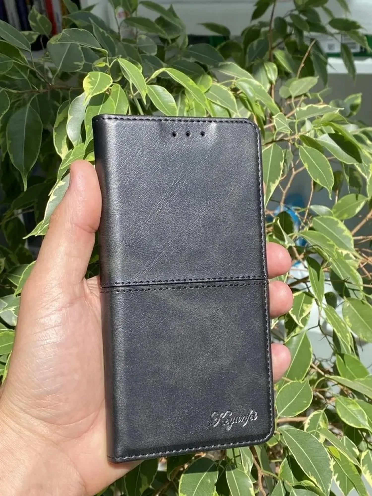 Черный чехол книжка elitcase для Xiaomi Poco M5s и Redmi Note 10 4G и Redmi Note 10S