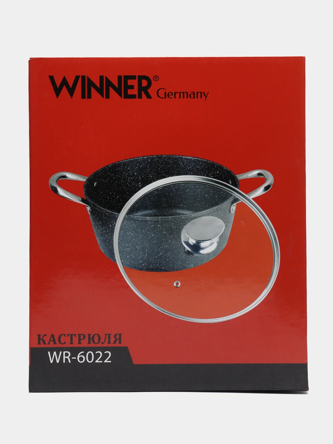 Кастрюля WINNER WR-6022 графит 4,04л