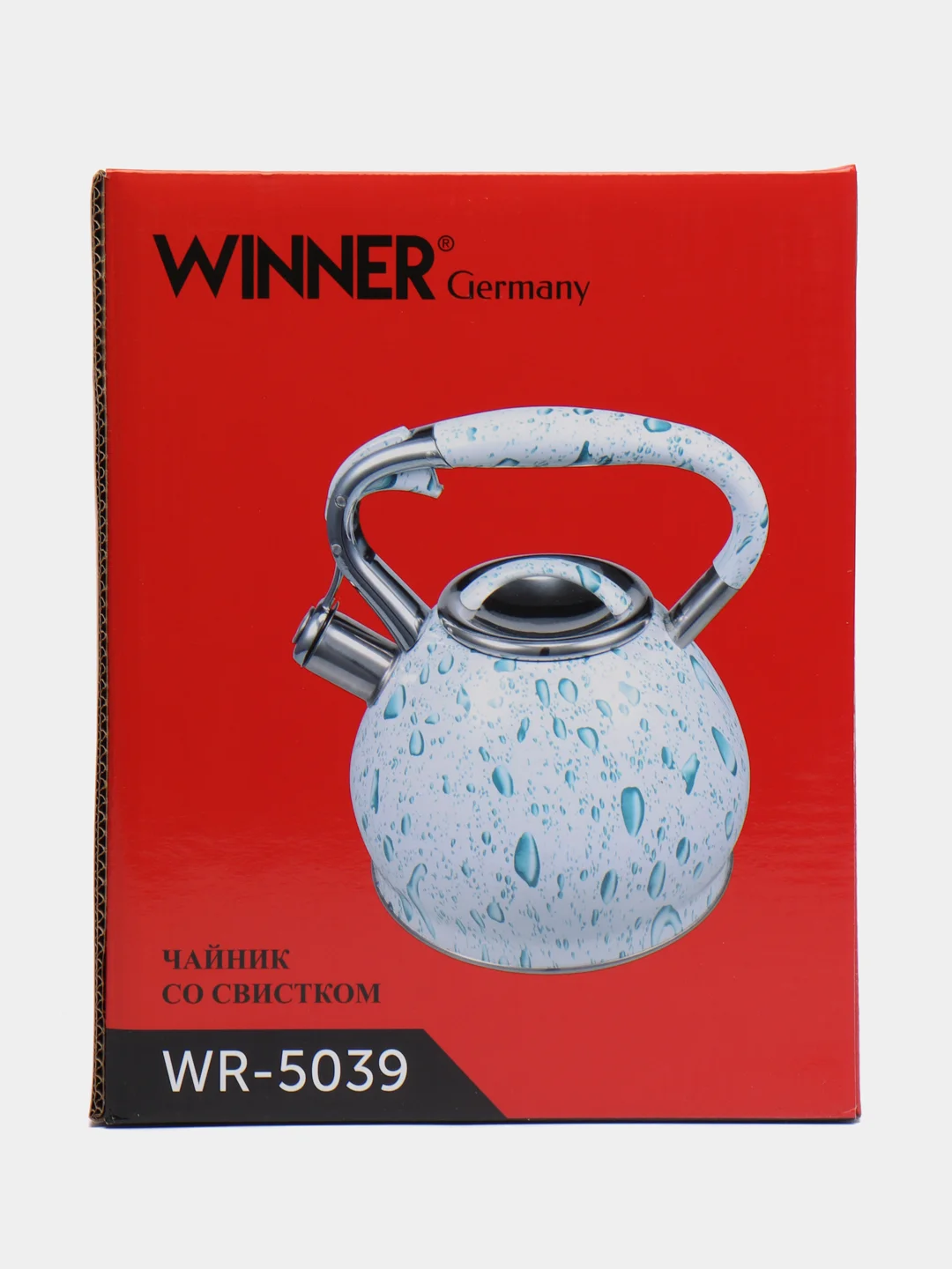 Чайник металлический со свистком Winner WR-5039 3 л
