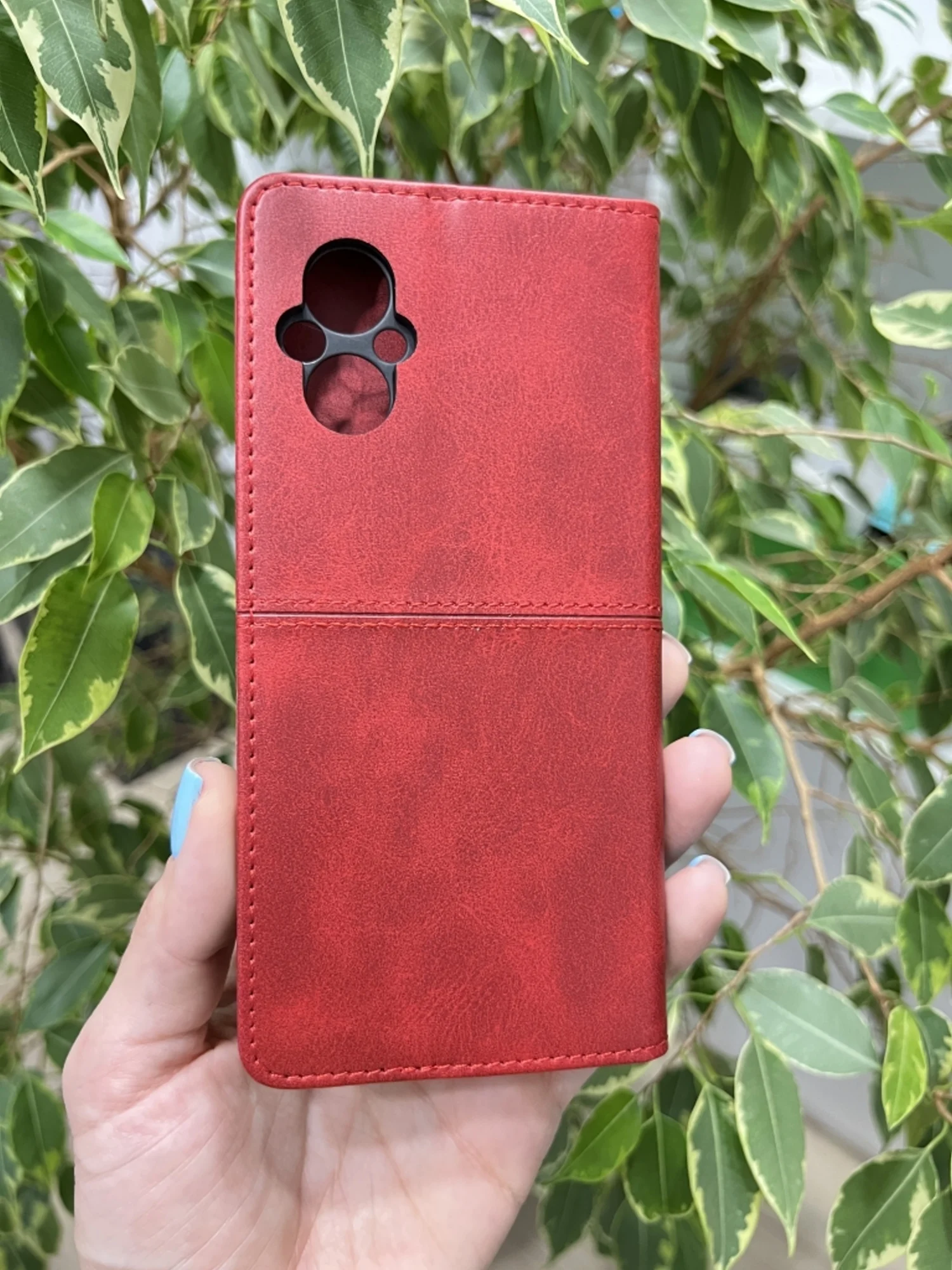 Красный чехол книжка elitcase для Xiaomi Poco M5 / Поко М5