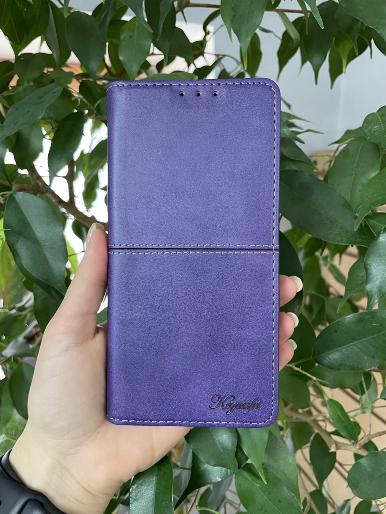 Фиолетовый чехол книжка elitcase для Xiaomi Poco M5 / Поко М5