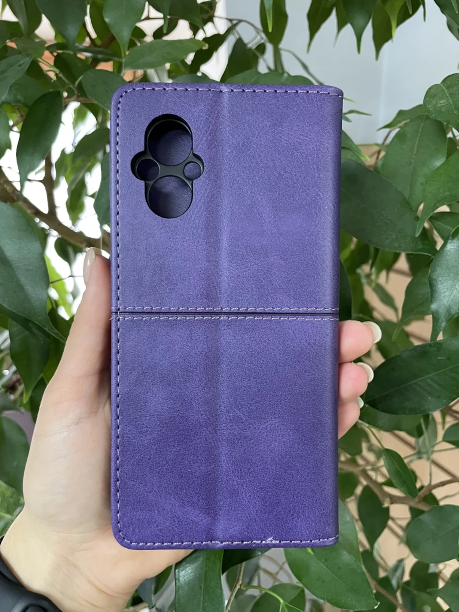 Фиолетовый чехол книжка elitcase для Xiaomi Poco M5 / Поко М5