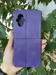 Фиолетовый чехол книжка elitcase для Xiaomi Poco M5 / Поко М5
