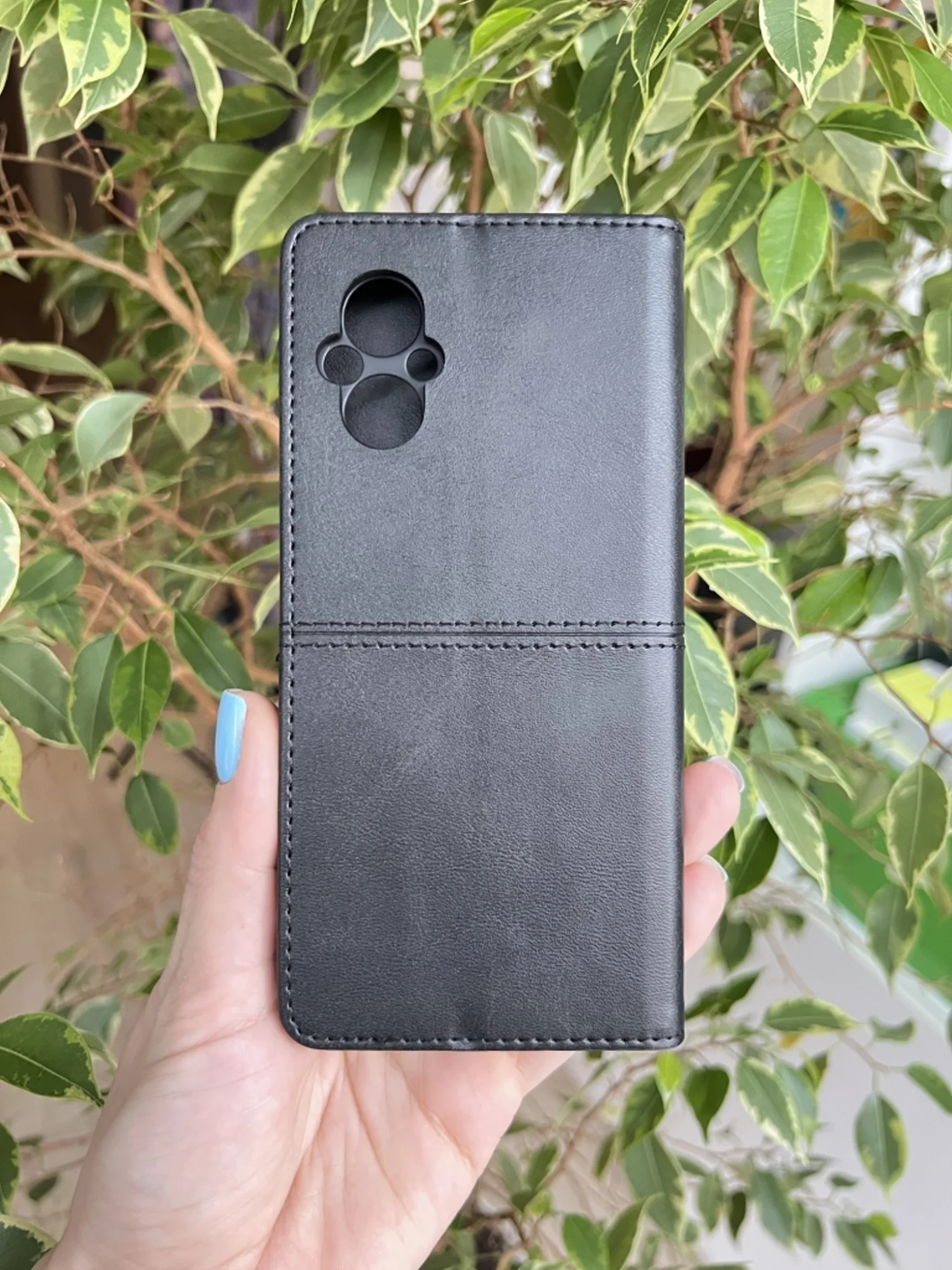Черный чехол книжка elitcase для Xiaomi Poco M5 / Поко М5