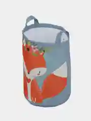 Голубой корзина для белья "Скромная лисичка" 75л (gaba378476L)