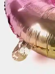 Розовый воздушный шар цифра, розовая