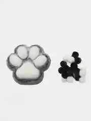 Серый игрушки антистресс сквиш лапка Кошачья/ лапа котика, мялка тянучка