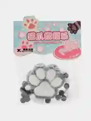 Серый игрушки антистресс сквиш лапка Кошачья/ лапа котика, мялка тянучка
