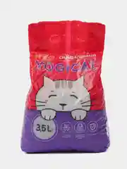 Впитывающий силикагелевый наполнитель для кошачьего туалета YogiCat 3,5 литра