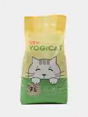 Впитывающий растительный наполнитель для кошачьего туалета YogiCat 7литров