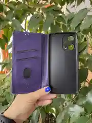 Фиолетовый чехол книжка elitcase для Xiaomi Poco F5 / Поко Ф5