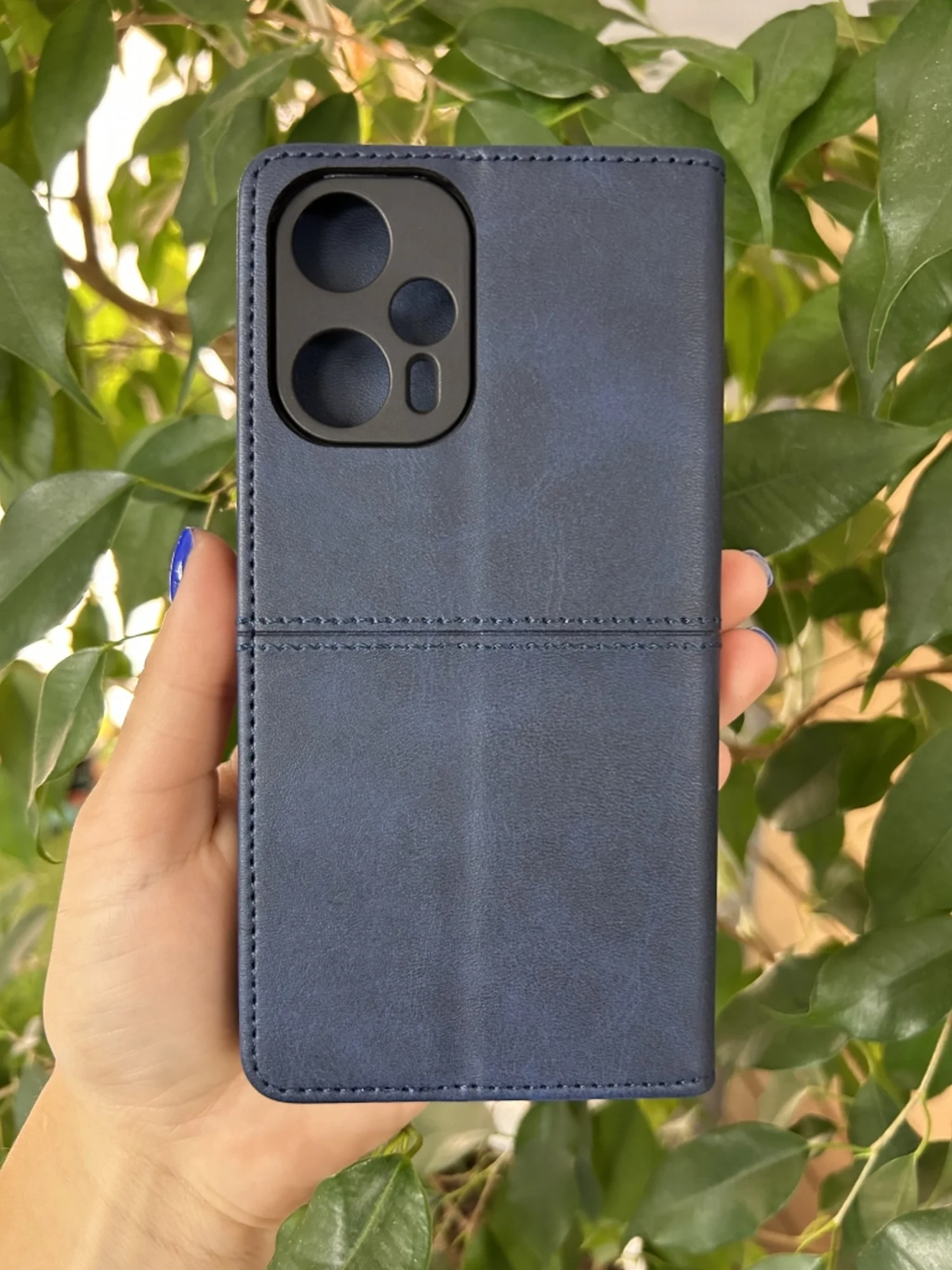 Синий чехол книжка elitcase для Xiaomi Poco F5 / Поко Ф5