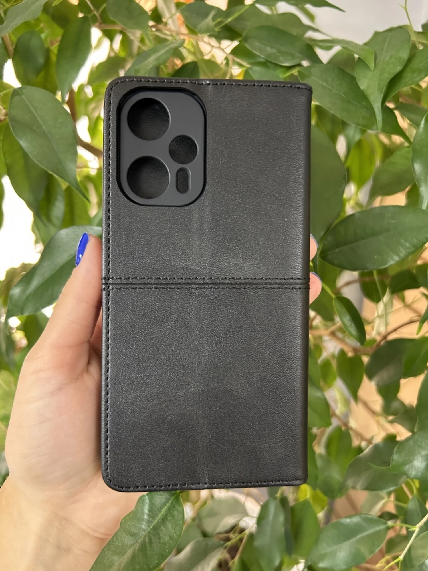 Черный чехол книжка elitcase для Xiaomi Poco F5 / Поко Ф5