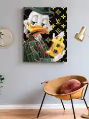 Скрудж Макдак и Биткоин Алмазная мозаика на подрамнике 40 х 50 "Art on Canvas"