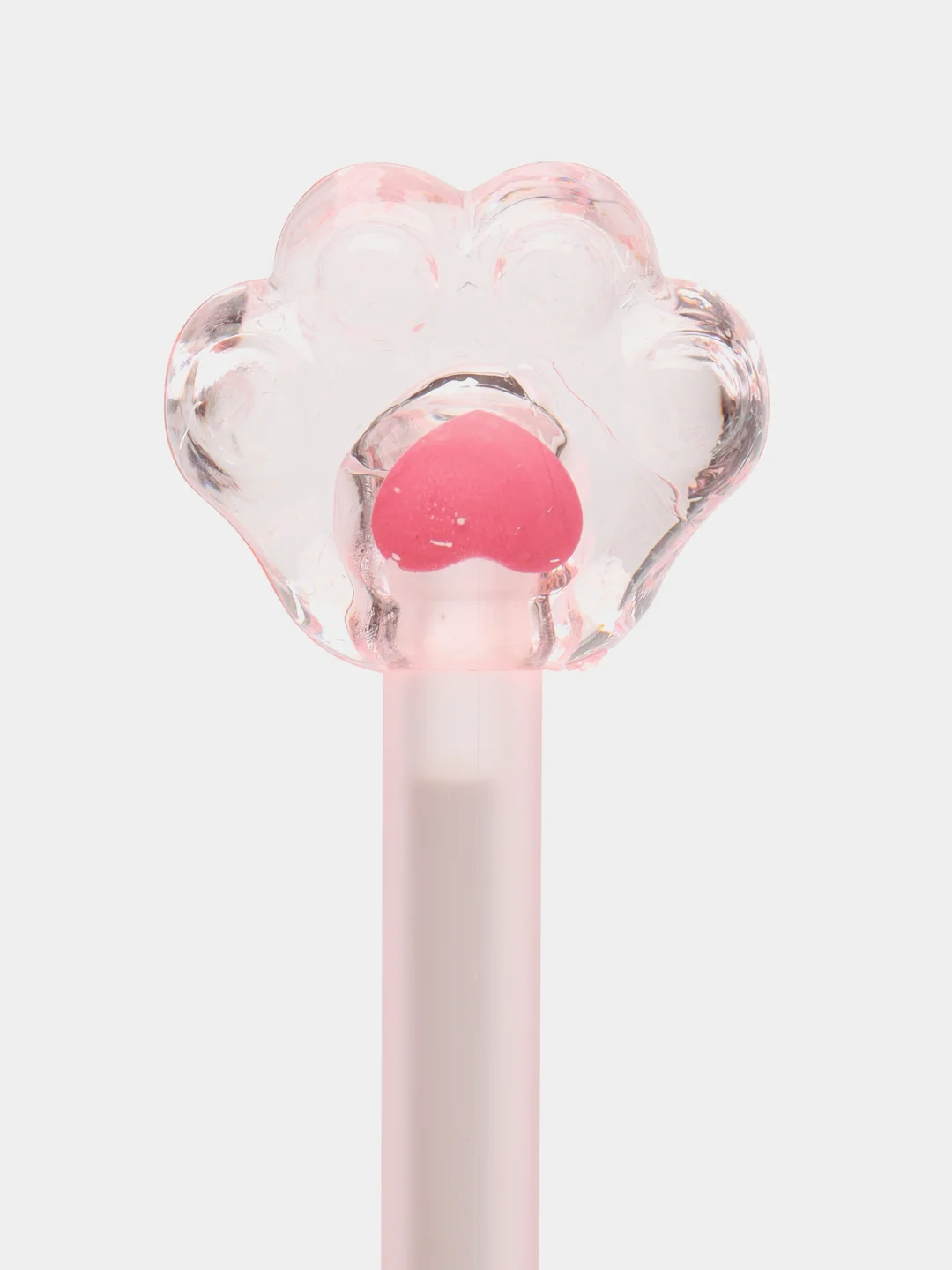 Розовый ручка шариковая "Crystal Paw" синяя