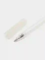 Белый ручка шариковая "Crystal Paw" синяя