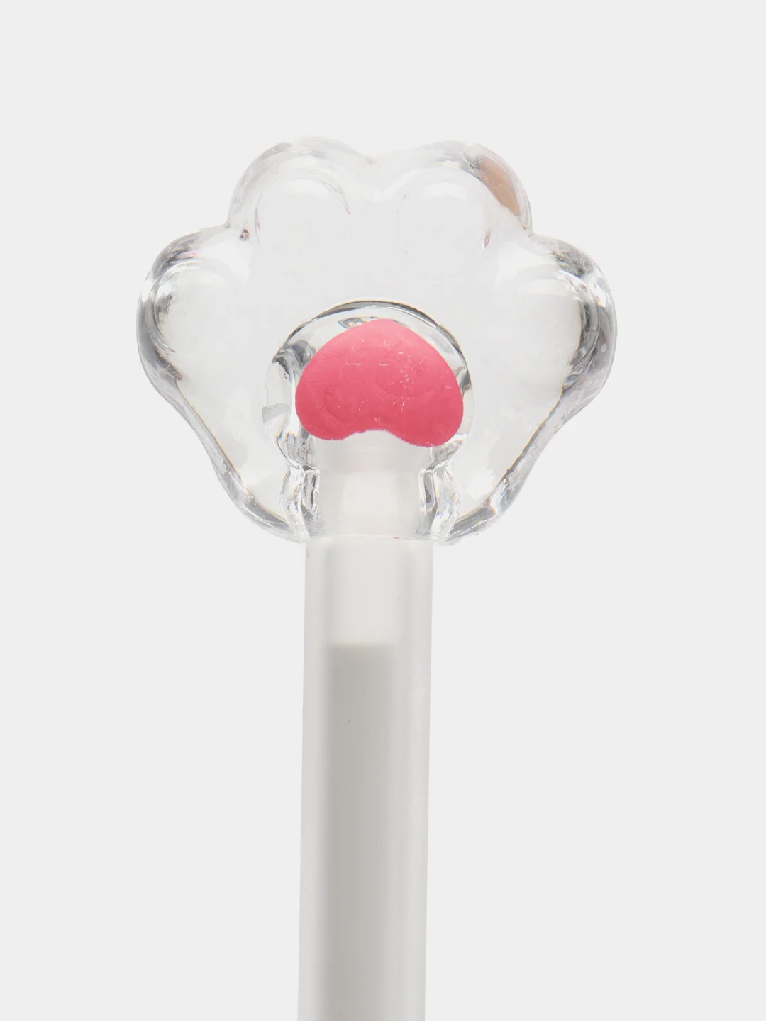 Белый ручка шариковая "Crystal Paw" синяя