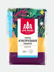 Кукурузная крупа "Полента" Агро-Альянс Экстра, 450г