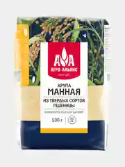 Крупа манная Агро-Альянс Экстра, из твердой пшеницы, 500 г