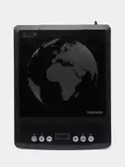 Черный плита индукционная настольная SunWind SCI-0501