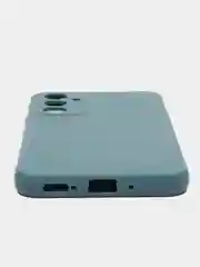 Синий меланж чехол для Samsung Galaxy A54 / самсунг А54, цветная накладка