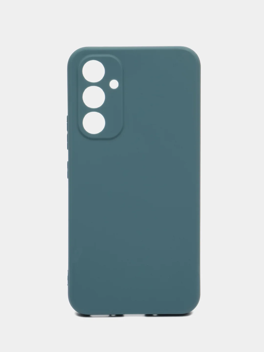 Синий меланж чехол для Samsung Galaxy A54 / самсунг А54, цветная накладка