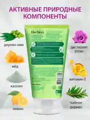 Грязевая маска для лица с экстрактом дерева Ним, 100 мл, Herbion