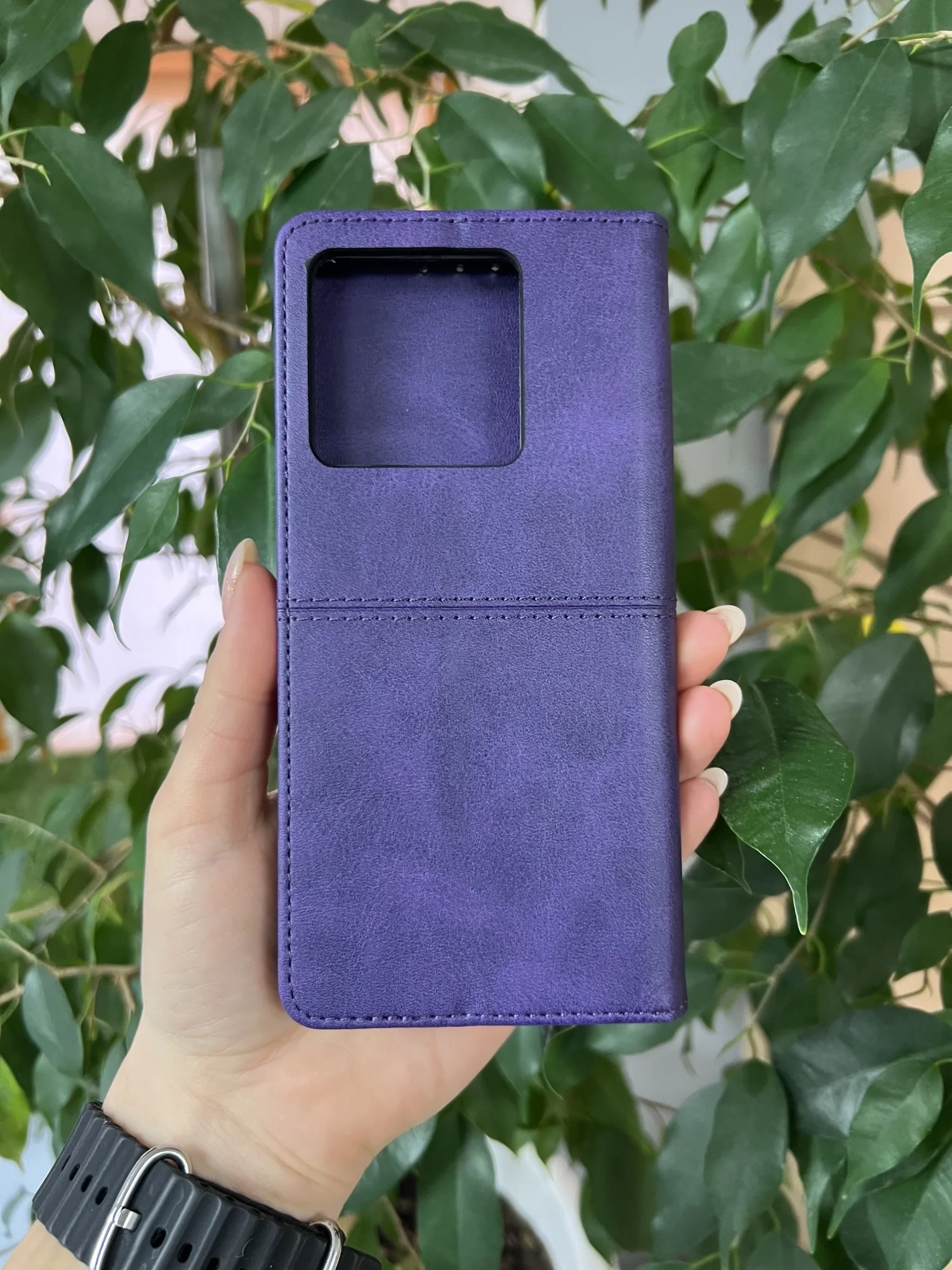 Фиолетовый чехол книжка elitcase для Xiaomi 13T и 13T Pro / Сяоми 13Т и 13Т Про
