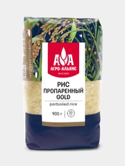 Рис Агро-Альянс Экстра "Пропаренный GOLD", 900 г