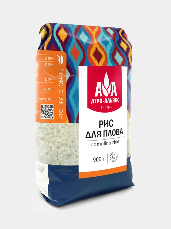 Рис для плова Агро-Альянс Экстра, 900 г