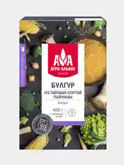 Крупа булгур Агро-Альянс, экстра, из твердых сортов пшеницы, 5 пакетиков по 80 г