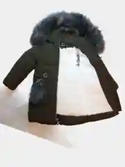Зелёный хаки куртка зимняя