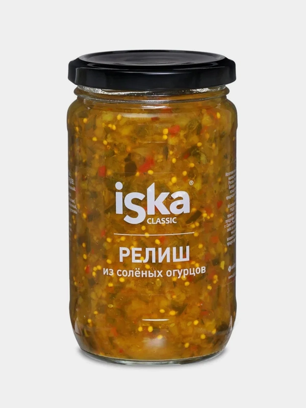 Соус Релиш ISKA из соленых огурцов, 350 мл