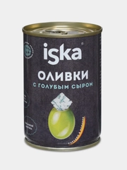 Зеленые оливки с голубым сыром ISKA, 300мл