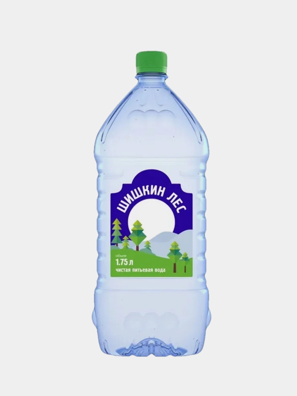 Вода питьевая ШИШКИН ЛЕС, негазированная, 1,75 л