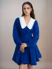 Синий платье женское