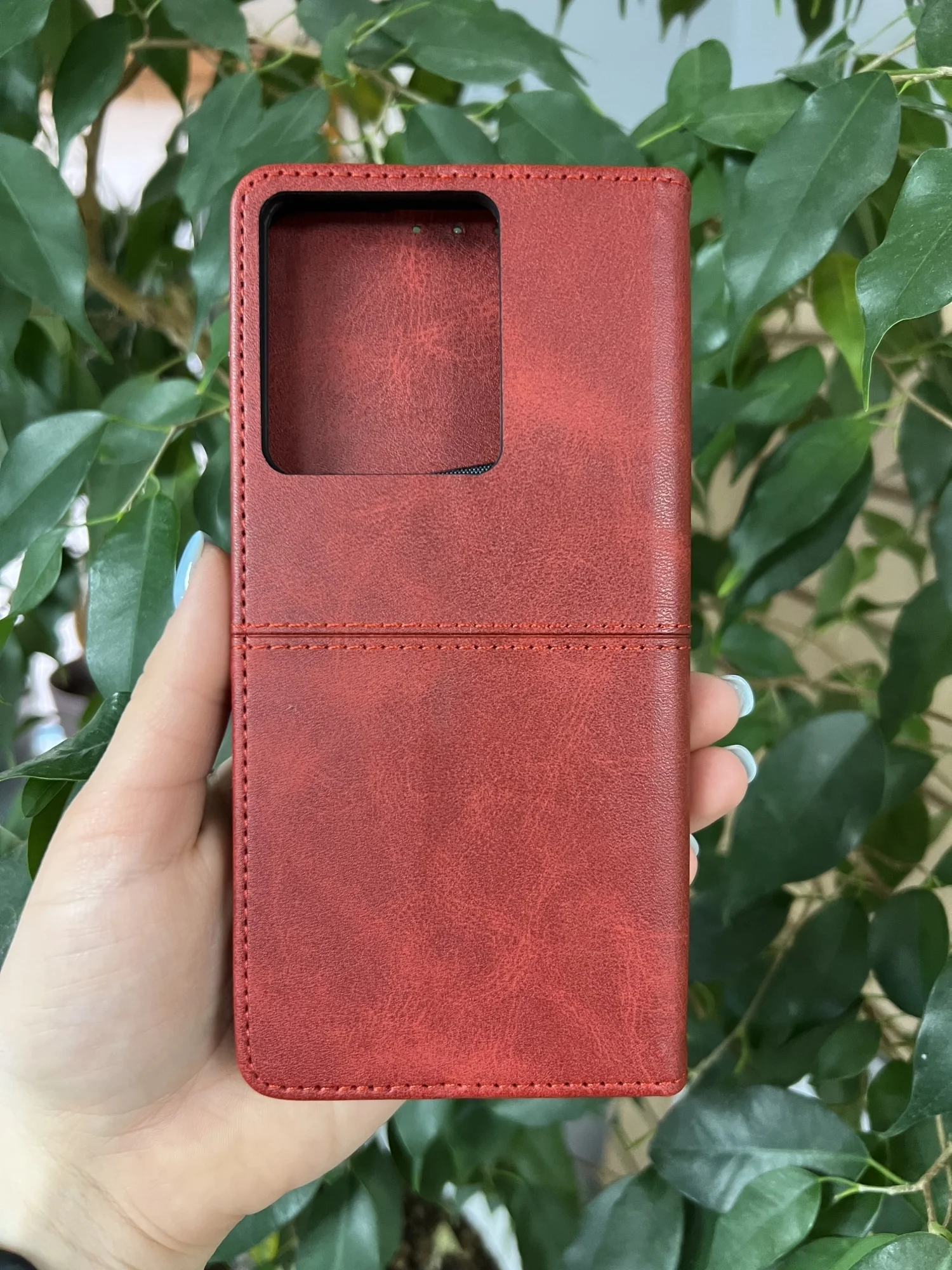 Красный чехол книжка elitcase для Vivo Y36 4G и Y27s / Виво У36 4G и У27s